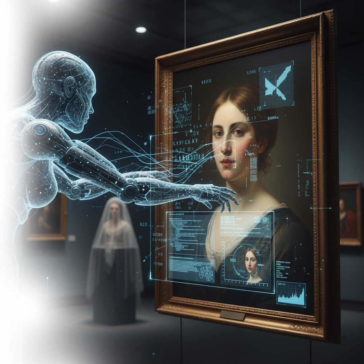 AI-rendered brand portrait